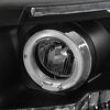 Spec-D Tuning 06-08 Dodge Ram Halo LED Projector Black 2LHP-RAM06JM-TM